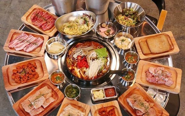 Korean BBQ table